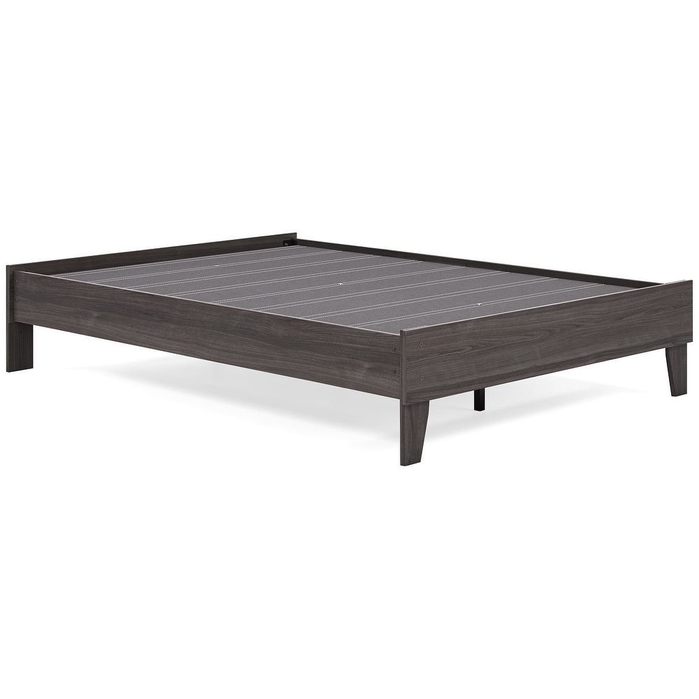 Signature Design by Ashley Brymont Dark Gray Platform Bed