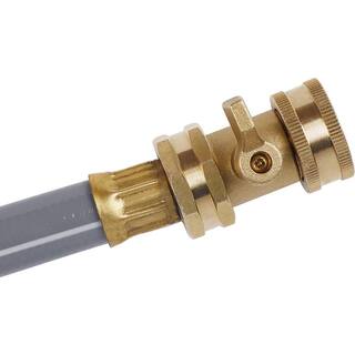 Cubilan Water Hose Shut Off Valve 2 Pack Heavy Duty 34 Inch Solid Brass Garden Hose Connector TWIS3003 B08RDNYV7X