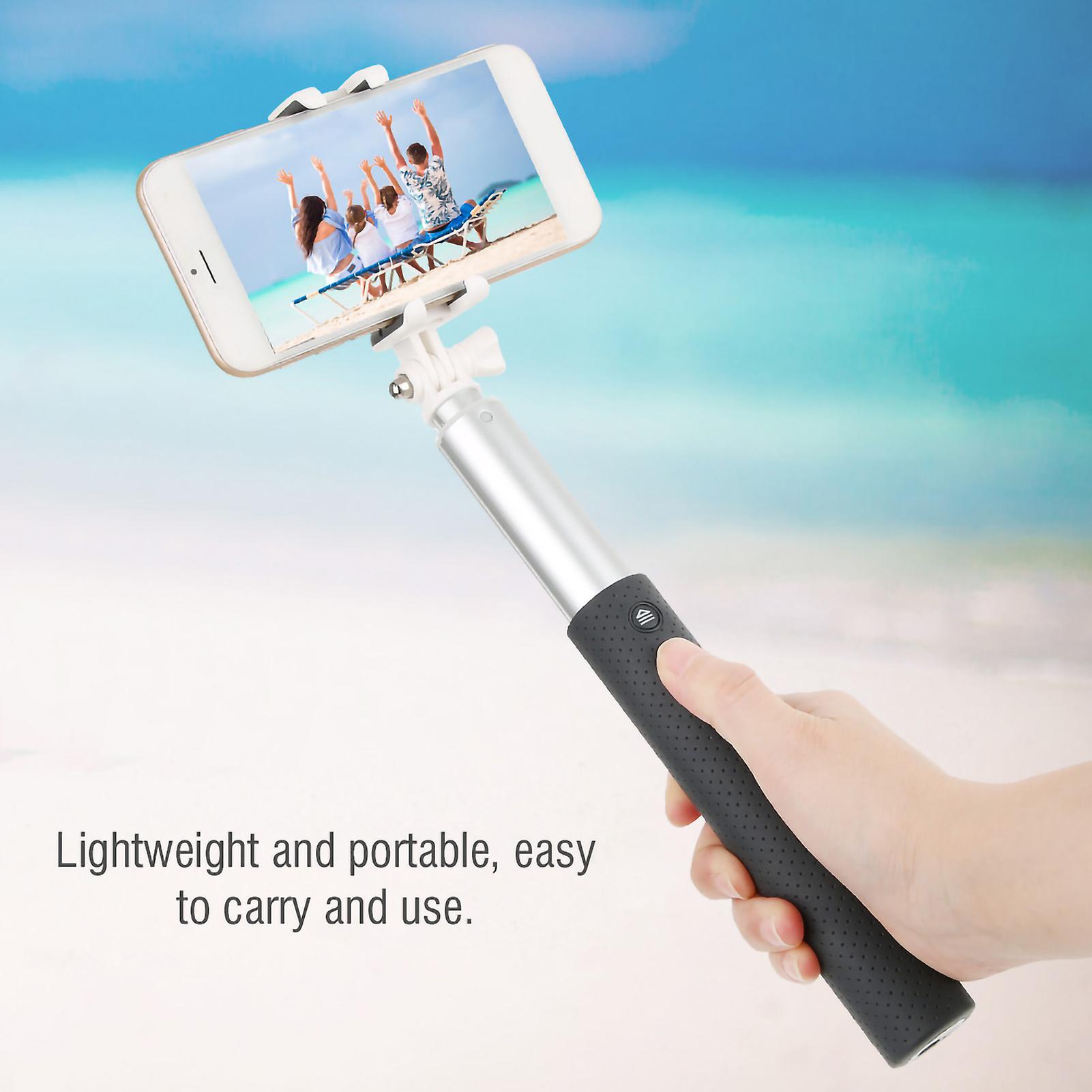 Portable Automatic Extension Five-section Retractable Automatic Selfie Stick With Charging Cable