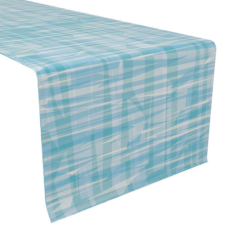 Table Runner， 100% Cotton， 16x72， Contemporary Ocean