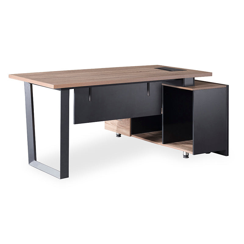 ADRIANO Executive Office Desk with Left Return 160-180cm - Light Brown