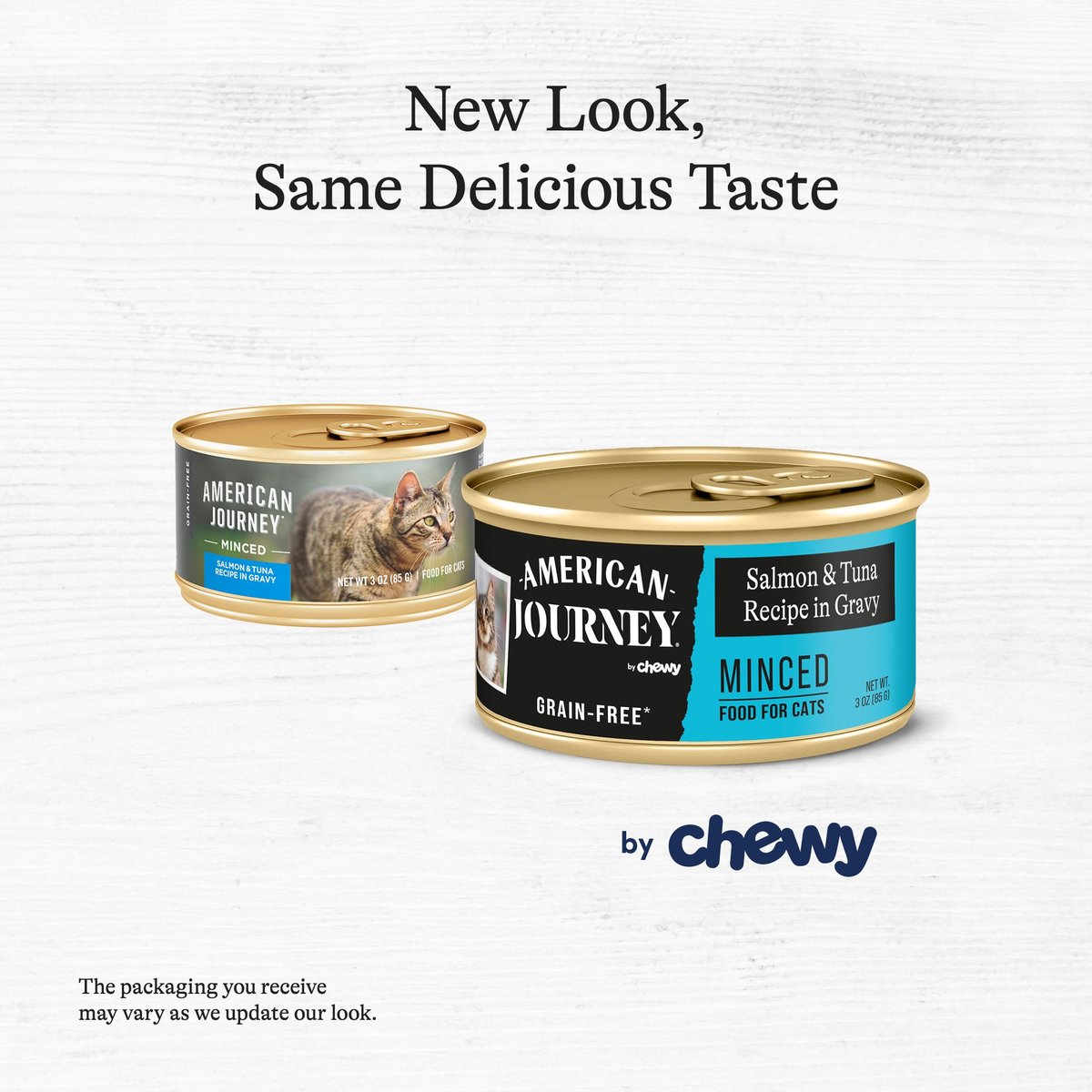 American Journey Minced Salmon and Tuna Recipe in Gravy Grain-Free Canned Cat Food