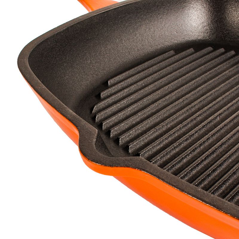 BergHOFF Neo 2-pc. Cast-Iron Frypan and Grill Pan Set