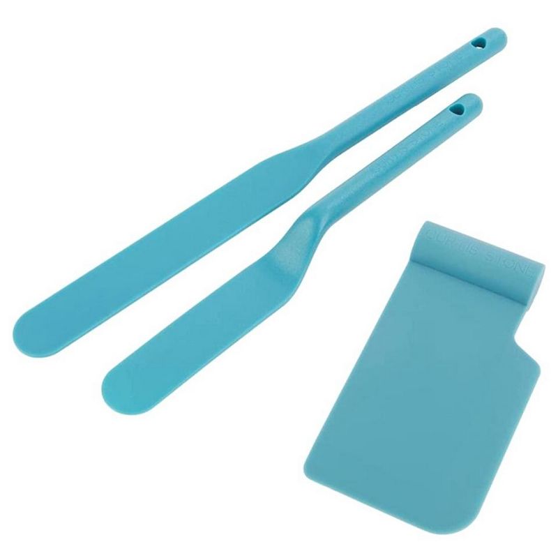 3 Piece Nylon Baking Spatulas and Bowl Scraper Set