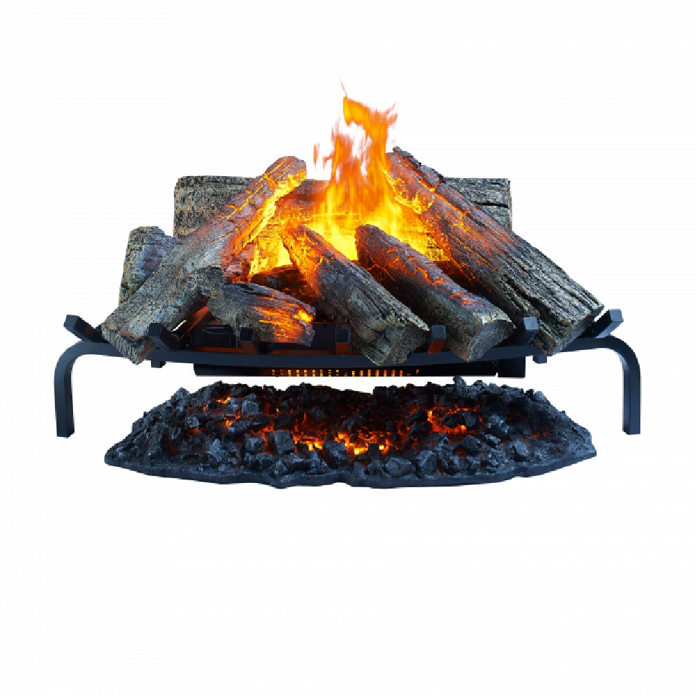 Dimplex SVT20 Silverton Anthracite Optimyst Log Effect Electric Basket Fire