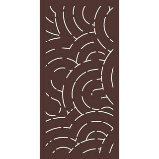 OUTDECO 516 in. x 24 in. x 48 in. Cumulus Modular Hardwood Composite Decorative Fence Panel USADSCM1