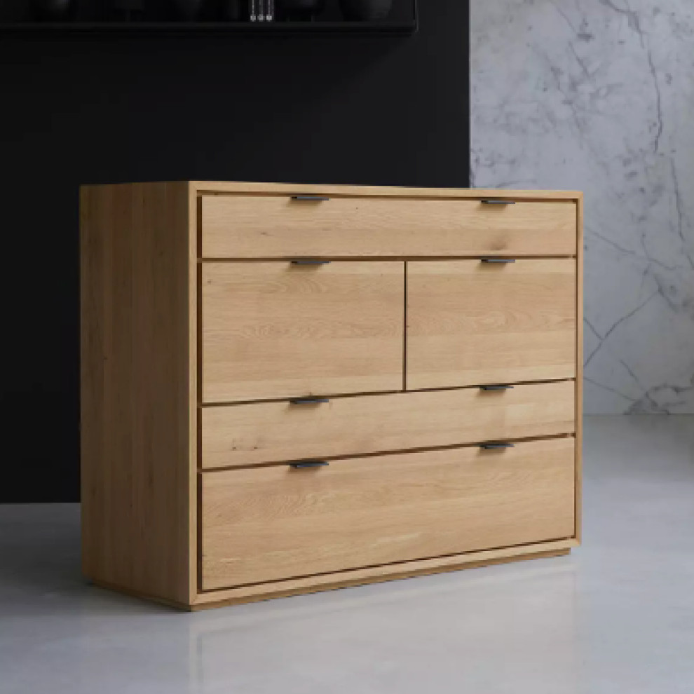 Natural Oak Chest of Drawers  Tikamoon Senson   French Country   Accent Chests And Cabinets   by Oroa   Distinctive Furniture  Houzz