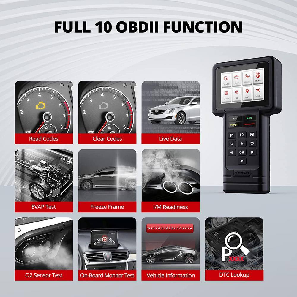 Thinkcar Full System OBD2 Scanner Car Code Reader Vehicle Diagnostic Tool THINKSCAN S99 TKS99