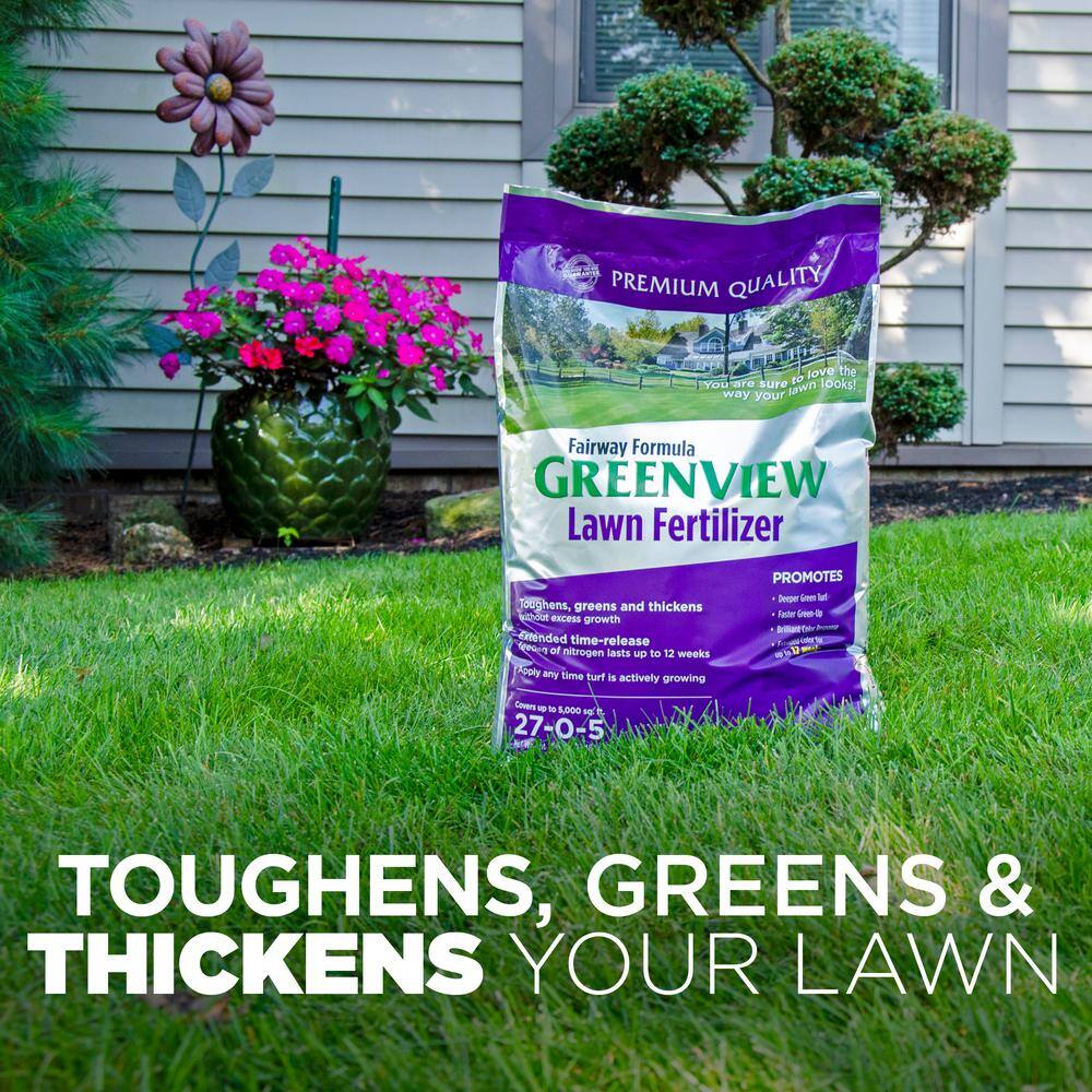 GreenView 16.5 lbs. Fairway Formula Lawn Fertilizer Covers 5000 sq. ft. (27-0-5) 2129187