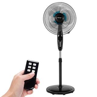 Costway 45 in. to 53 in. 3-Speed Oscillating Pedestal Fan EP24830