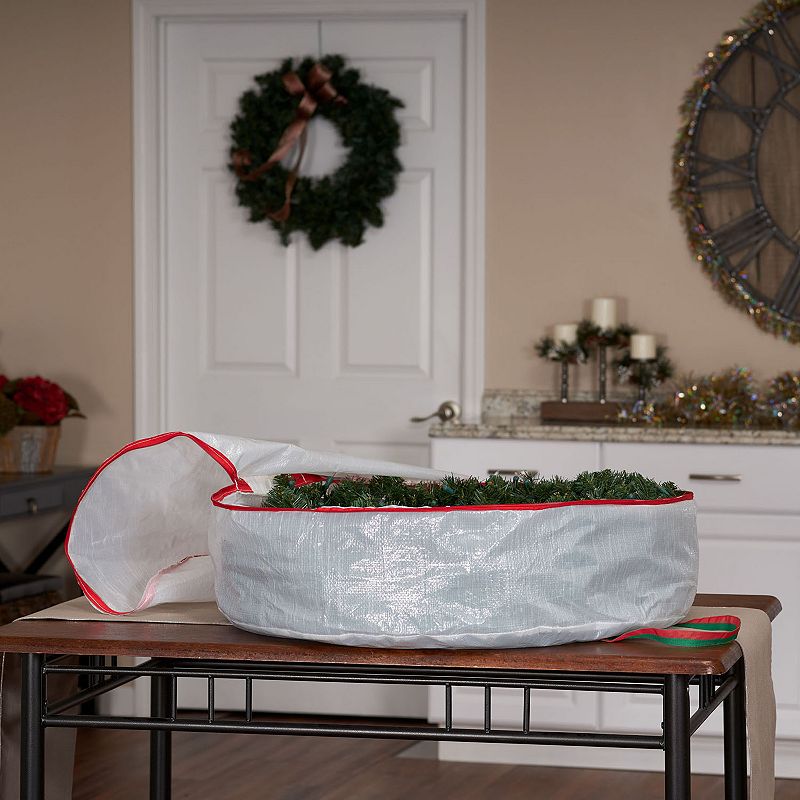 Household Essentials MightyStor 30-in. Holiday Wreath Storage Bag