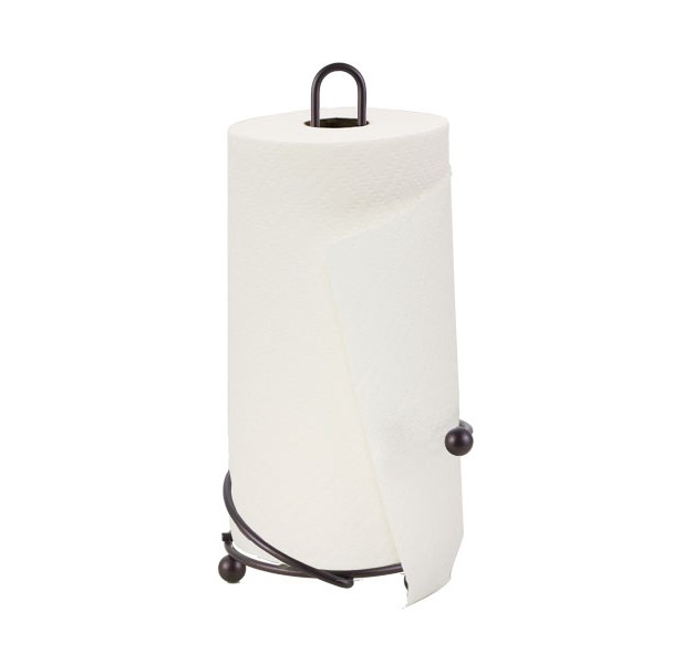 Home Basics Wire Collection Paper Towel Holder Bronze