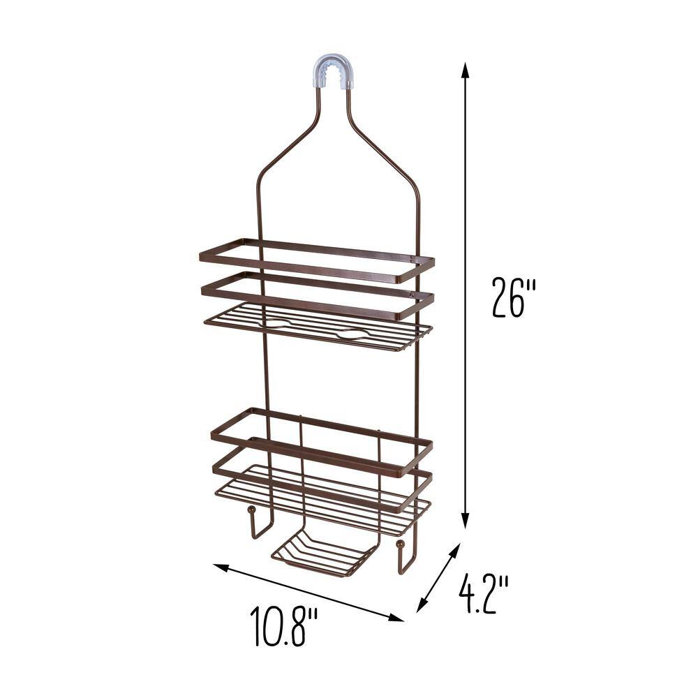 Honey-Can-Do Hanging Shower Caddy in Oil-Rubbed Bronze BTH-08990