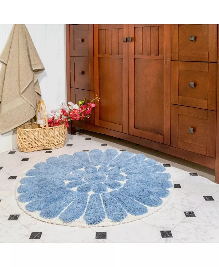 Chesapeake Bursting Flower 2 Piece Bath Rug Set