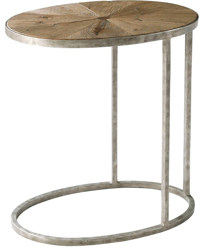 Theodore Alexander Echoes Sunburst Cantilever Accent Table   Industrial   Side Tables And End Tables   by Unlimited Furniture Group  Houzz