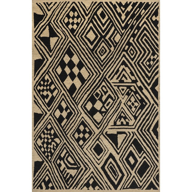 Nuloom Merissa Bohemian Lattice Jute Area Rug