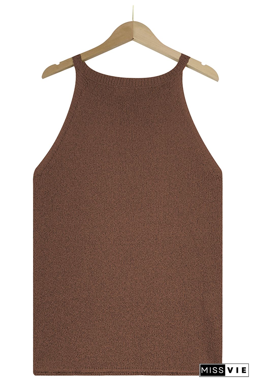 Plain Knit Tank Top