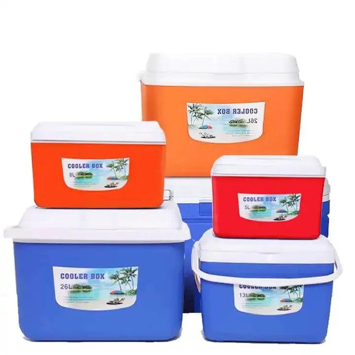 High Quality EPS Plastics Outdoor Refrigerated Portable Fresh keeping Box Fishing Car Small Cooler Box