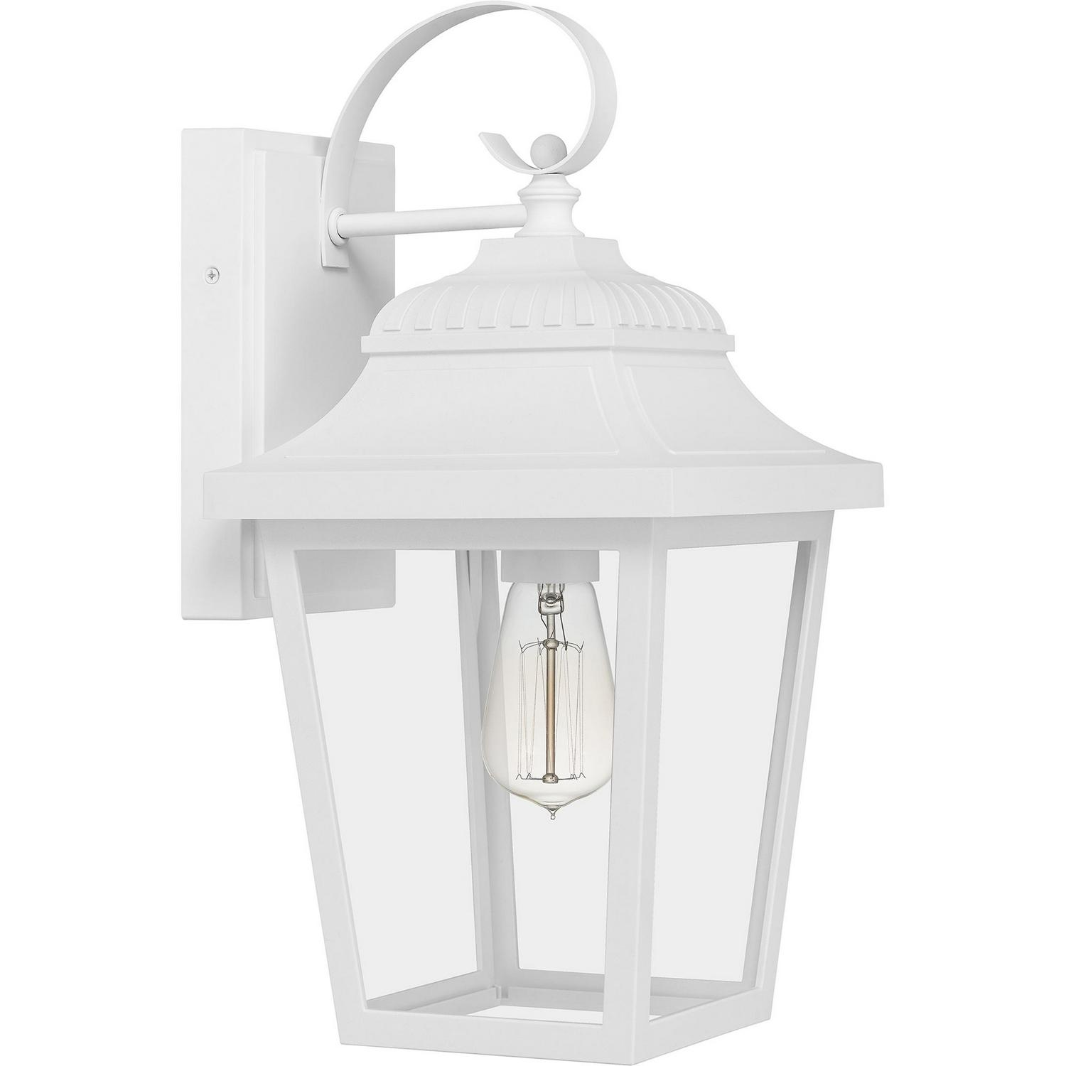 Ashley Harbour Penny 1-Light White Lustre Outdoor Wall Lantern