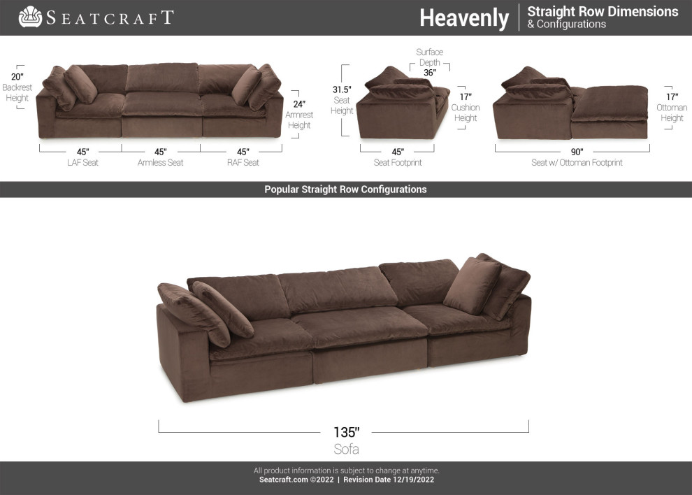 Seatcraft Heavenly   Transitional   Sofas   by Stargate Cinema  Houzz