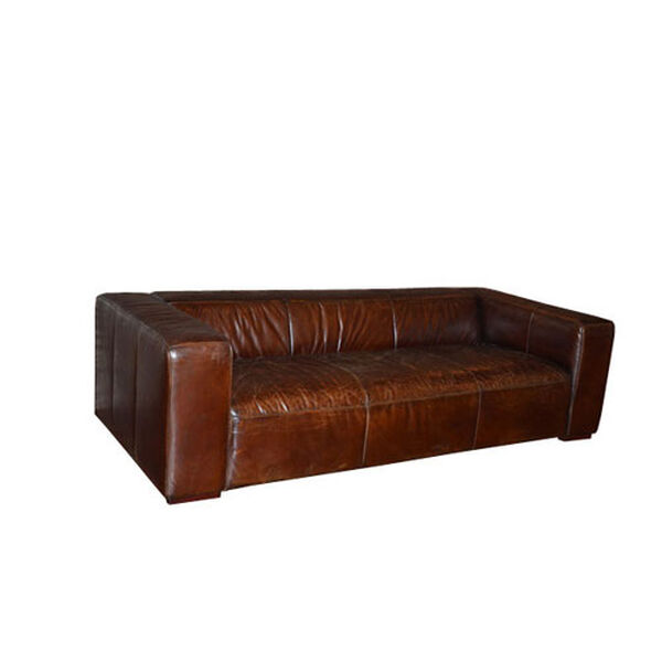 Bolton Dark Brown 27.6-Inch Sofa