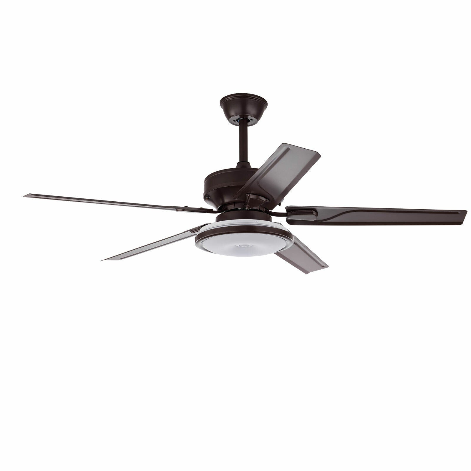 Miumaeov 48 Inch Ceiling Fan with Light Remote Control Dimmable Retro Ceiling Fan with Silent Motor 3-Speed 3 Color Changes Retractable Fan Blade for Living Room Bedroom Office