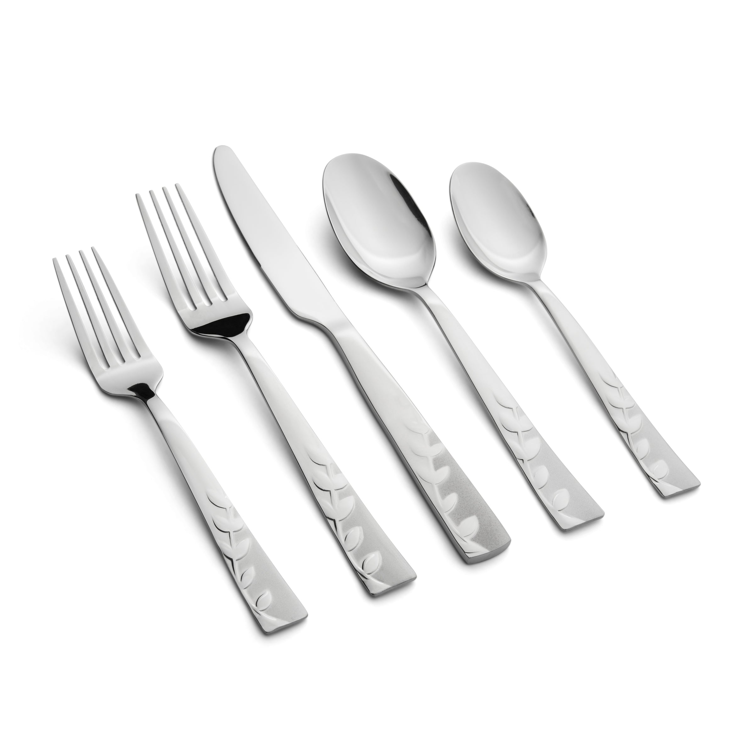 Blossom Sand 20-Piece Flatware Set