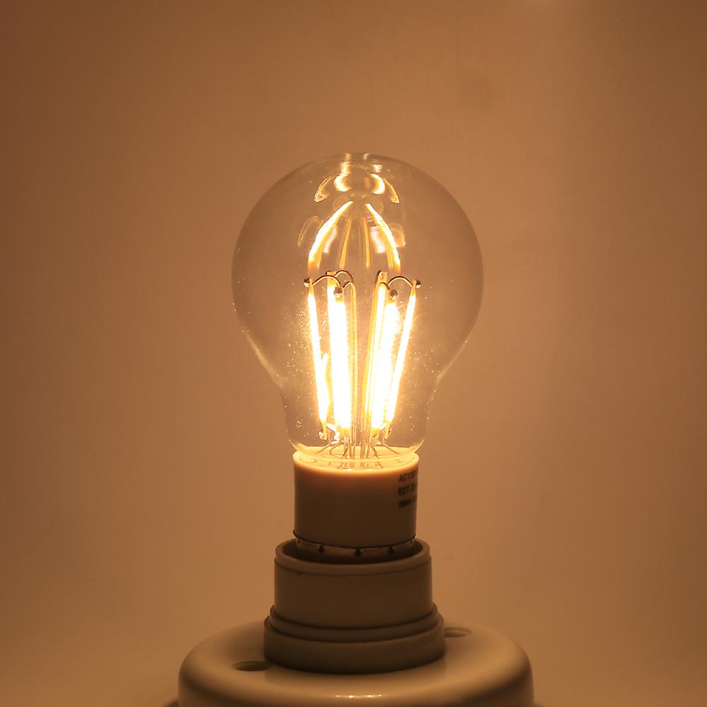 E27 12v Cob Led Filament Bulb 360 Degree Non Dimmable Light New (6w Warm White)