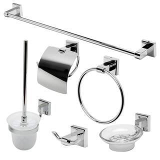 ALFI BRAND 6-Piece Bath Hardware Set in Polished Chrome AB9509-PC