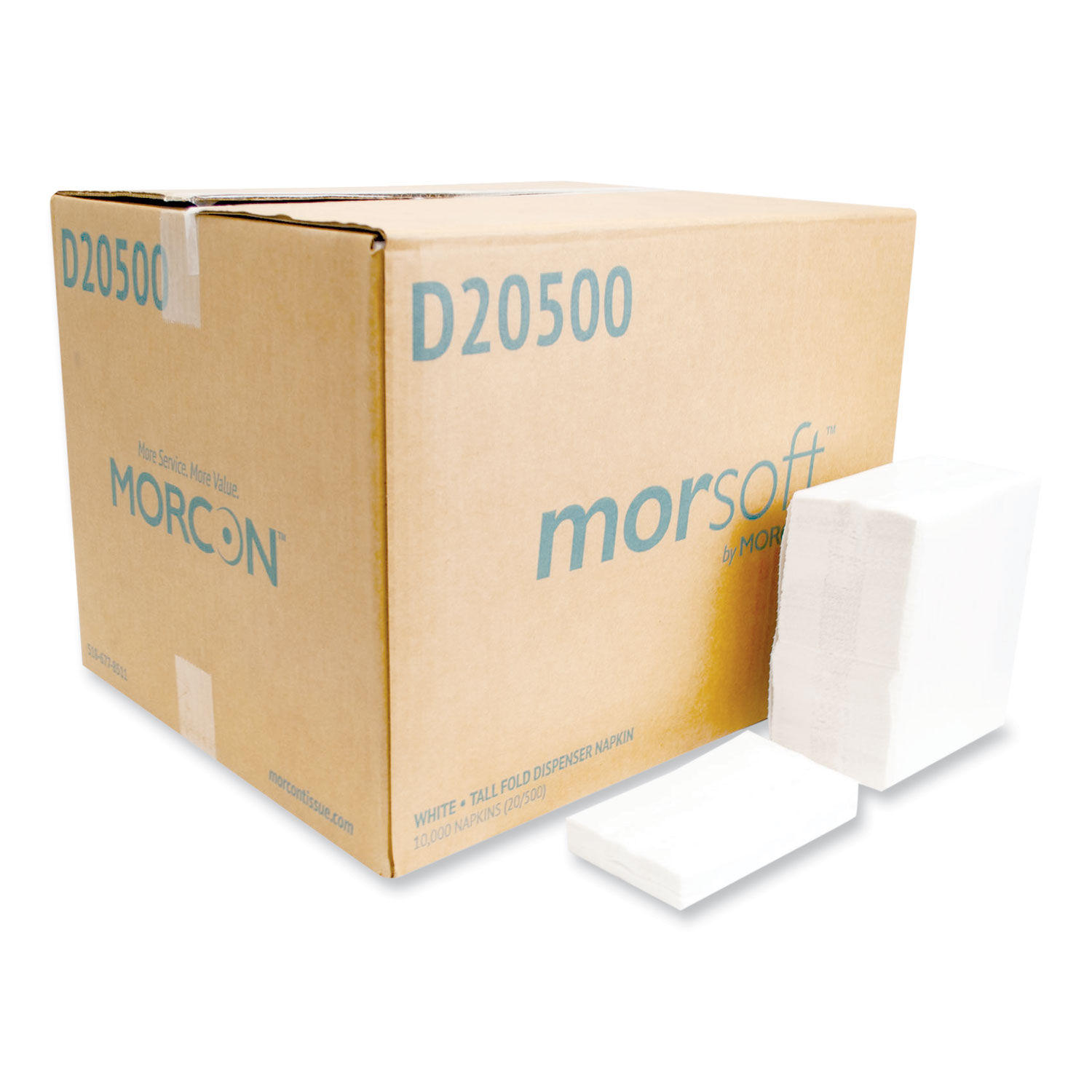 Morsoft Dispenser Napkins by Morcon Tissue MORD20500