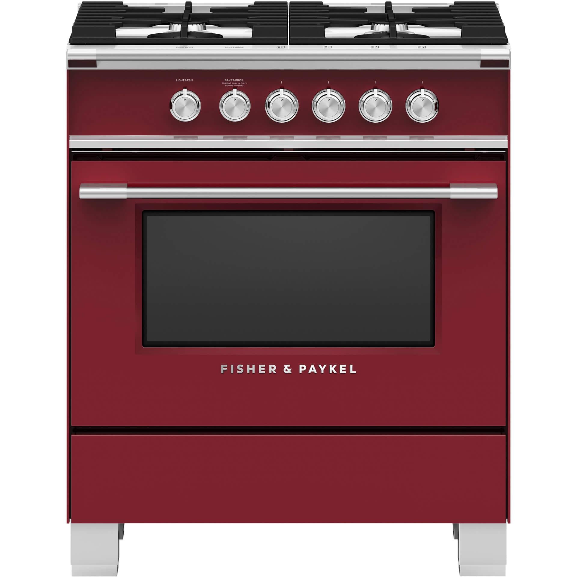 Fisher & Paykel 30-inch Freestanding Gas Range with AeroTech? Technology OR30SCG4R1