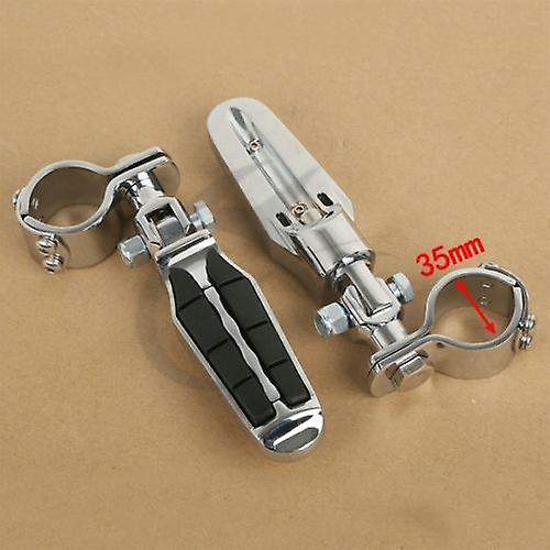 Born Pretty 1andquot; 30mm 35mm Chrome Highway Clamp Foot Peg For Harley Sportster Xl 883 1200 1340