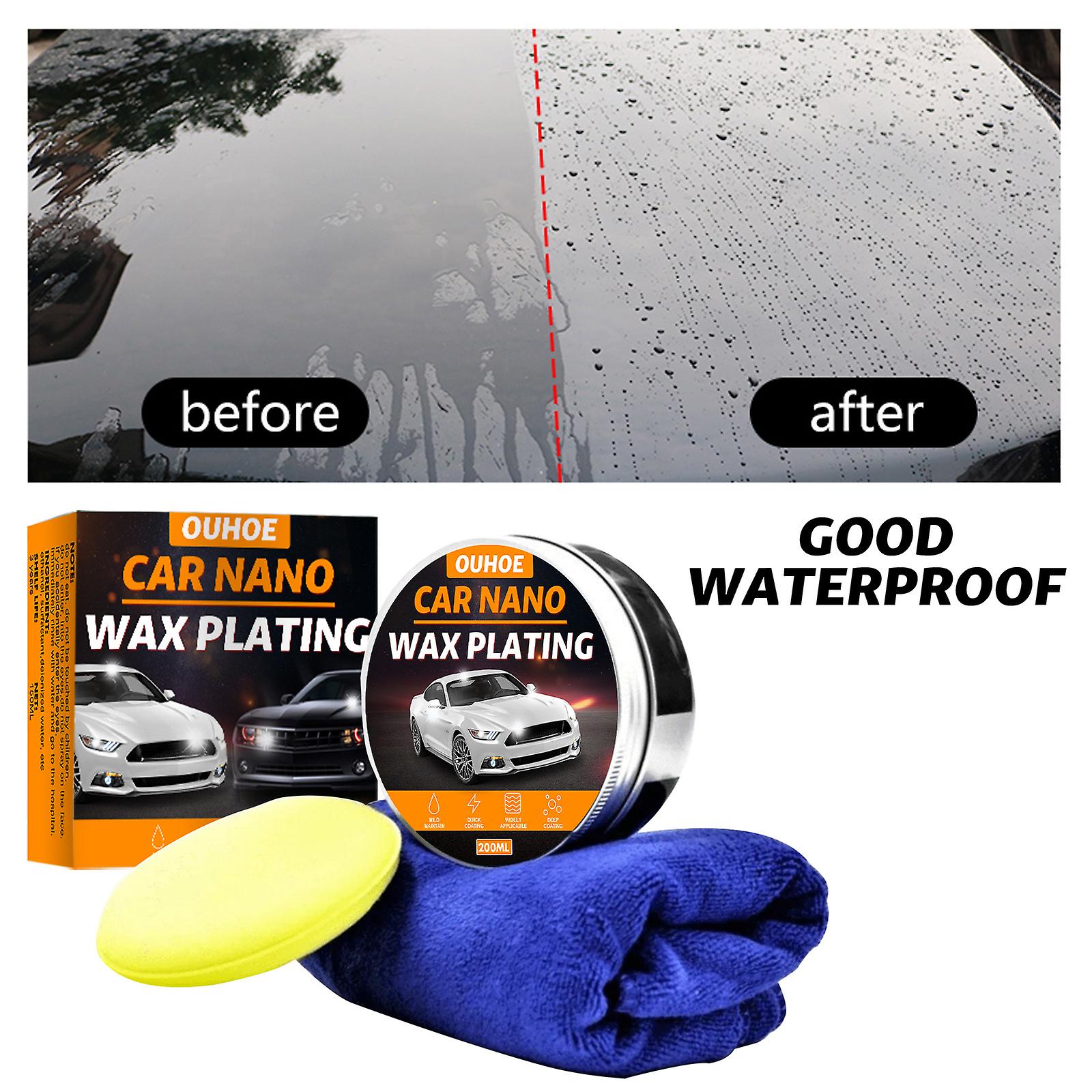 Foreign Trade Cross-border Automotive Coating Paste Set Polishing Cleaning Wax Anti-stain Refurbishment Paste Color Classification White 200ml Suit