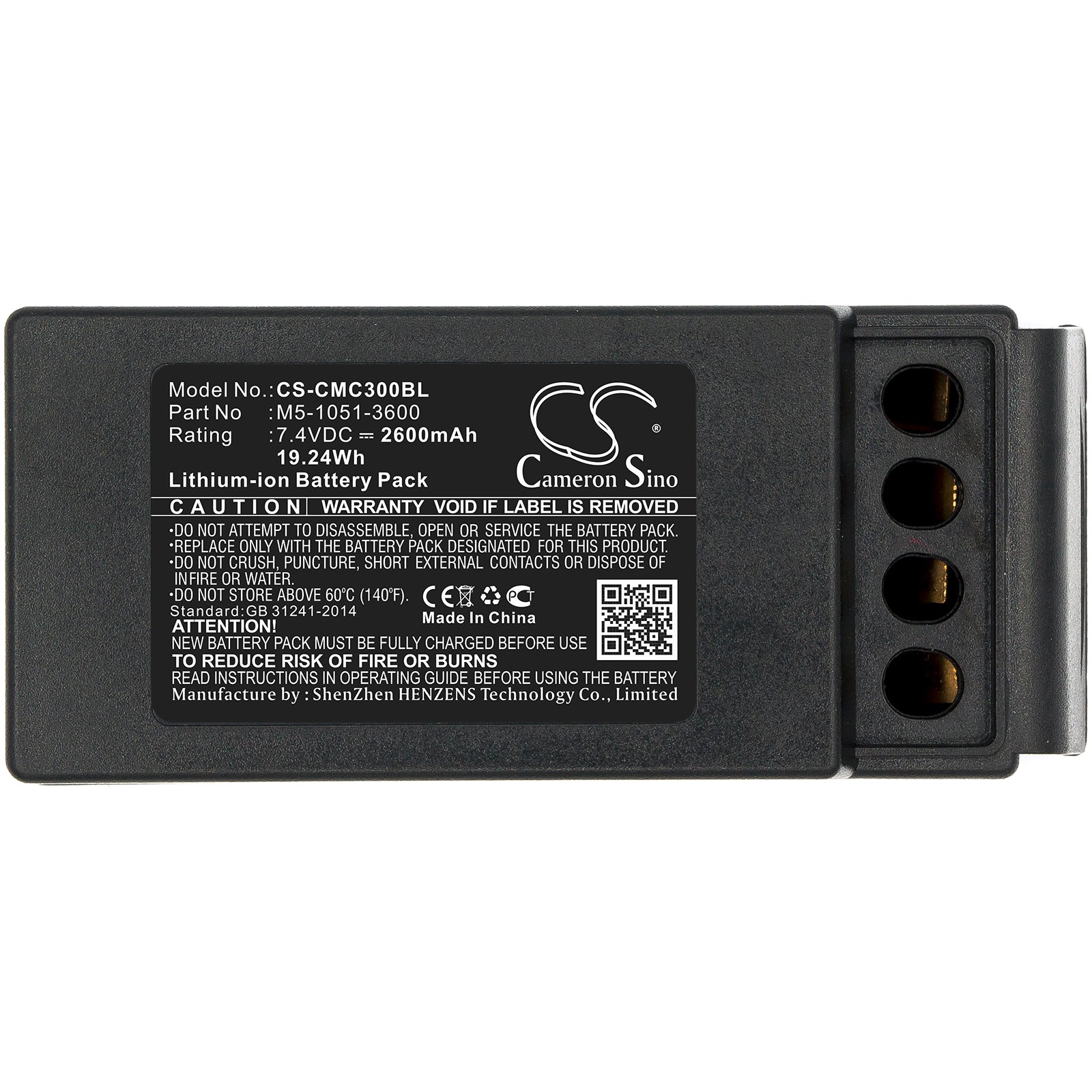 Cavotec M910513600 EX MC3 MC3000 Remote Control Replacement Battery BatteryClerkcom Remote Control