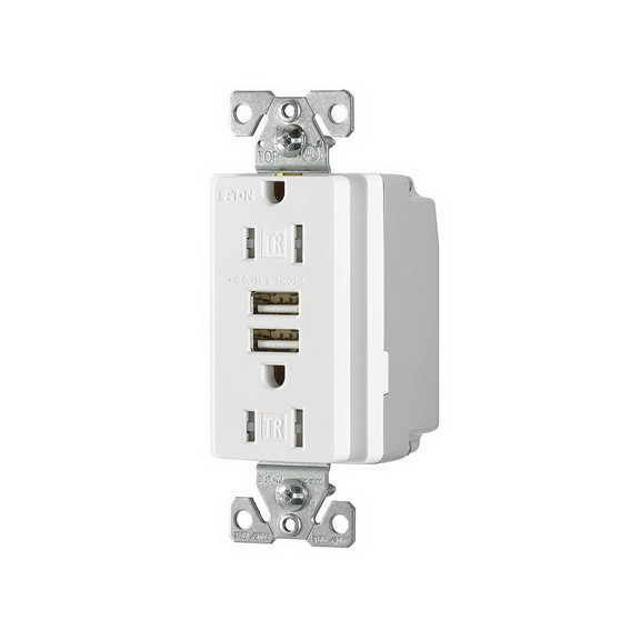 Cooper Wiring Devices Usb Tr Receptacle 3.1 Amp Us...