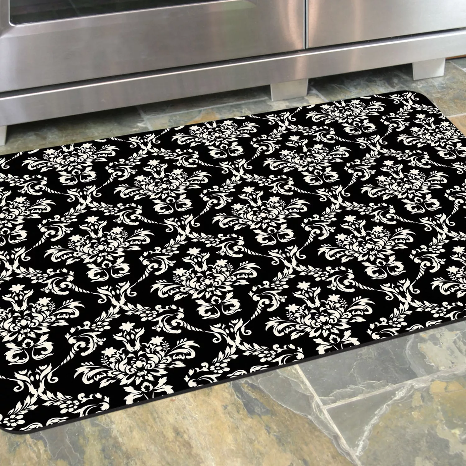 Elegant Crest Neoprene Kitchen Mat - 22