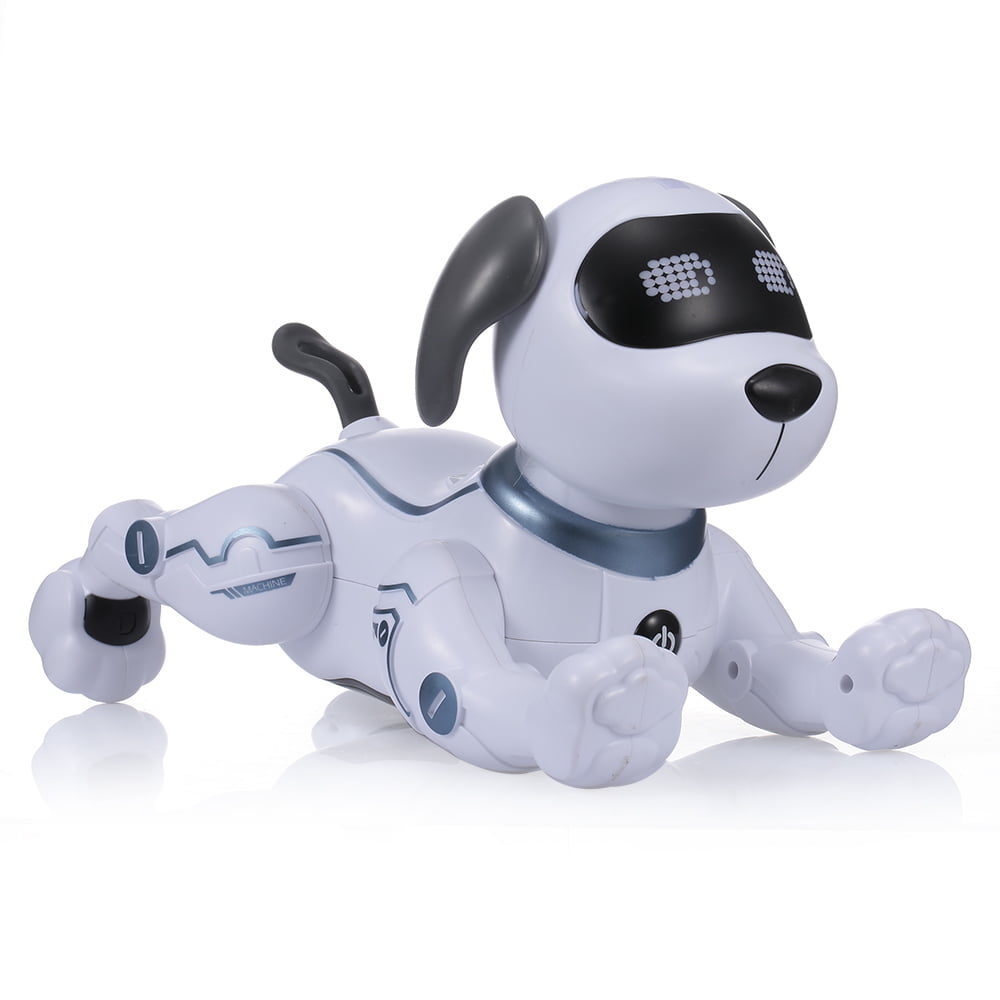 LE NENG TOYS K16A Electronic Pets Robot Dog Stunt Dog Voice Command Programmable Touch Sense Music Toy for Kids Birthday Christmas Gift