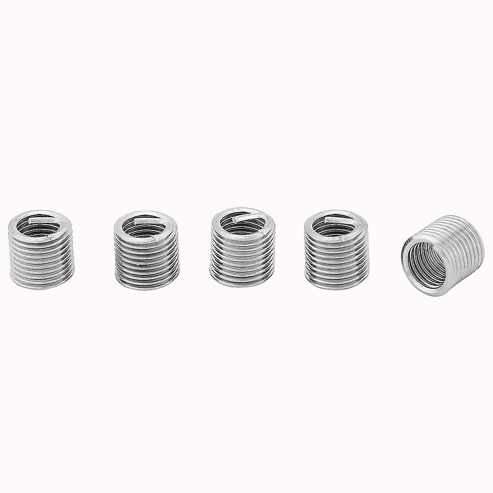 100 Pcs 304 Stainless Steel Wire Screw Sleeve Thread Repair Insert Assortment Kit M5x0.8x2D