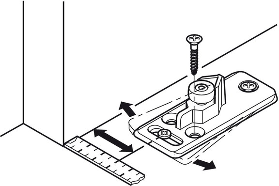 Hafele Sliding Door Hardware  EKU Porta 60/100 HM/...