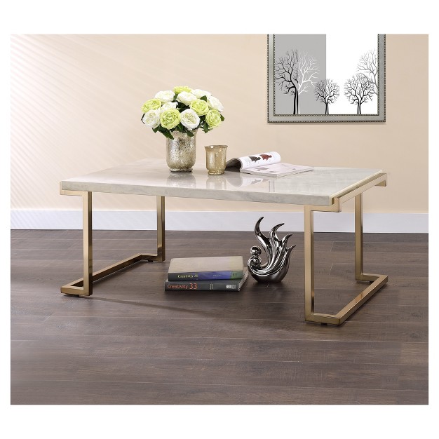 Coffee Table Champagne Acme Furniture