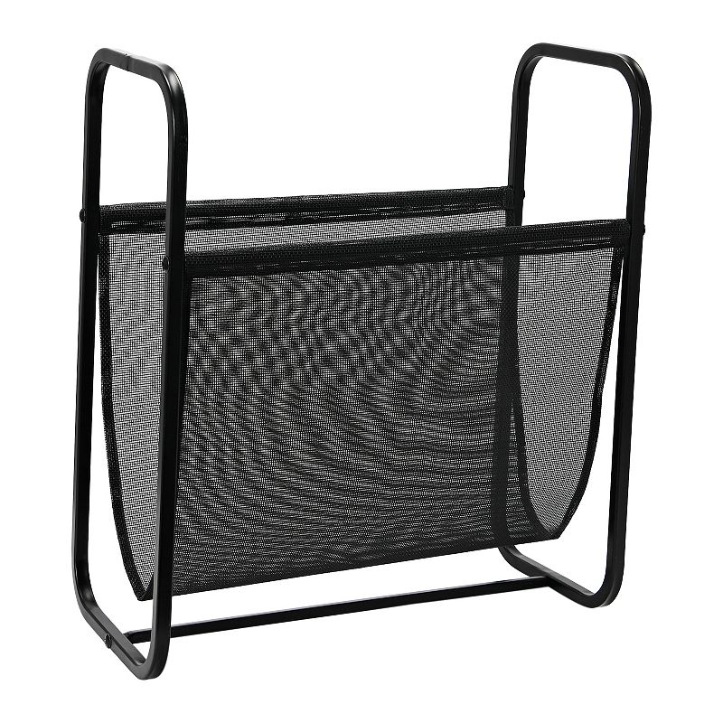 Household Essentials Metal Mesh Log Holder / Magazine Rack