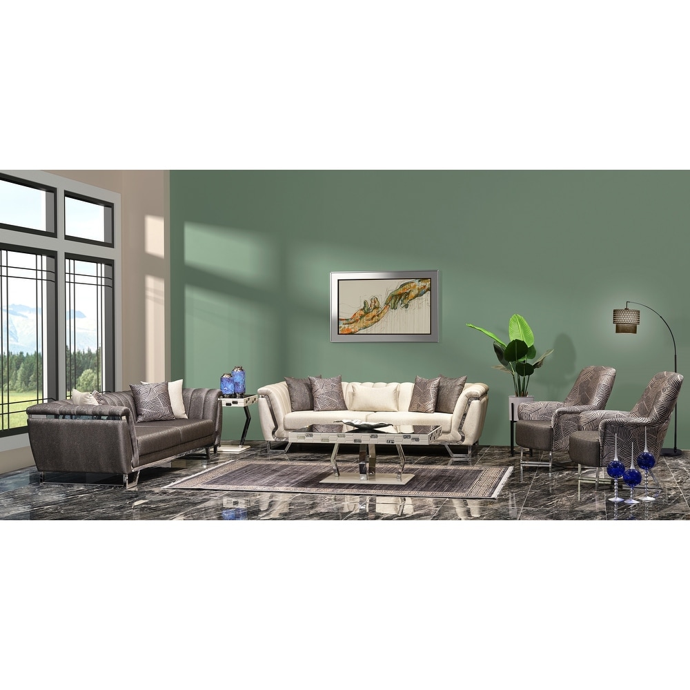 Rome Two Sofa Two Chair Living Room Set