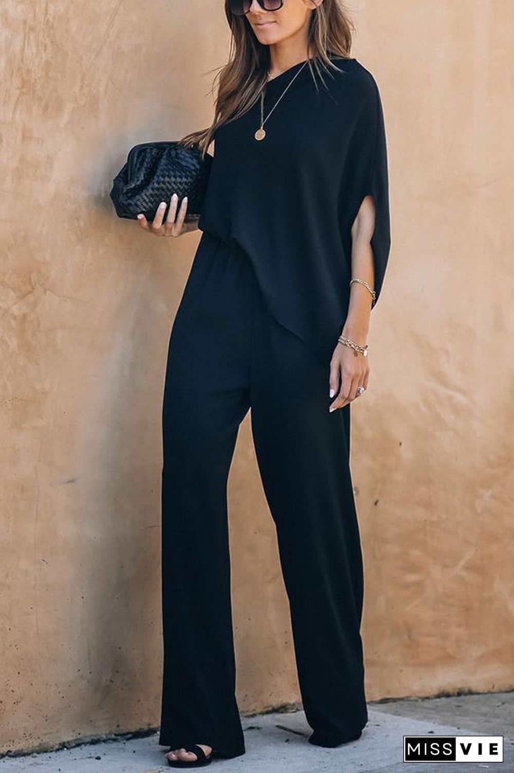 Recipe for Success One Shoulder Jumpsuit