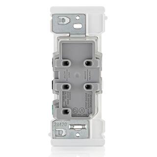 Leviton Decora Edge 15 Amp Tamper-Resistant Duplex Outlet 10-Pack White M02-E5325-0MW