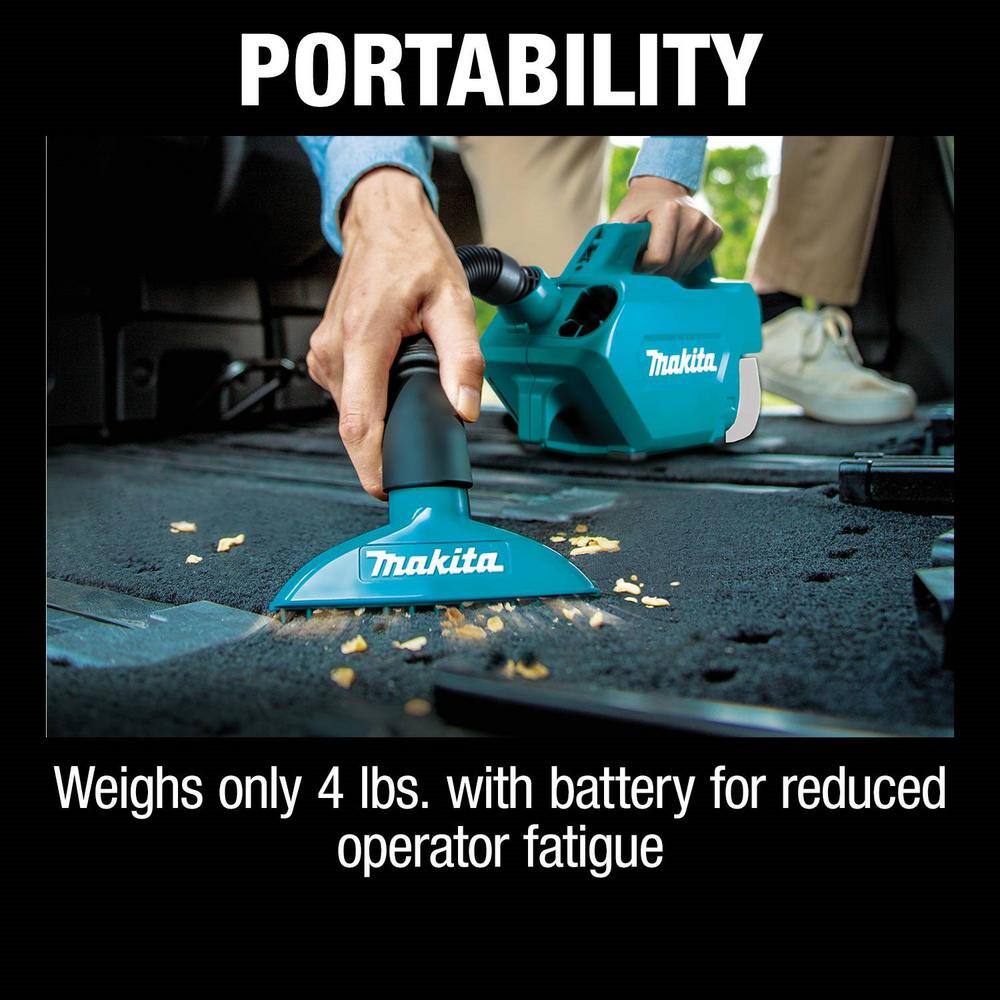 Makita 18V LXT Lithium-Ion Handheld Canister Vacuum Tool Only XLC07Z