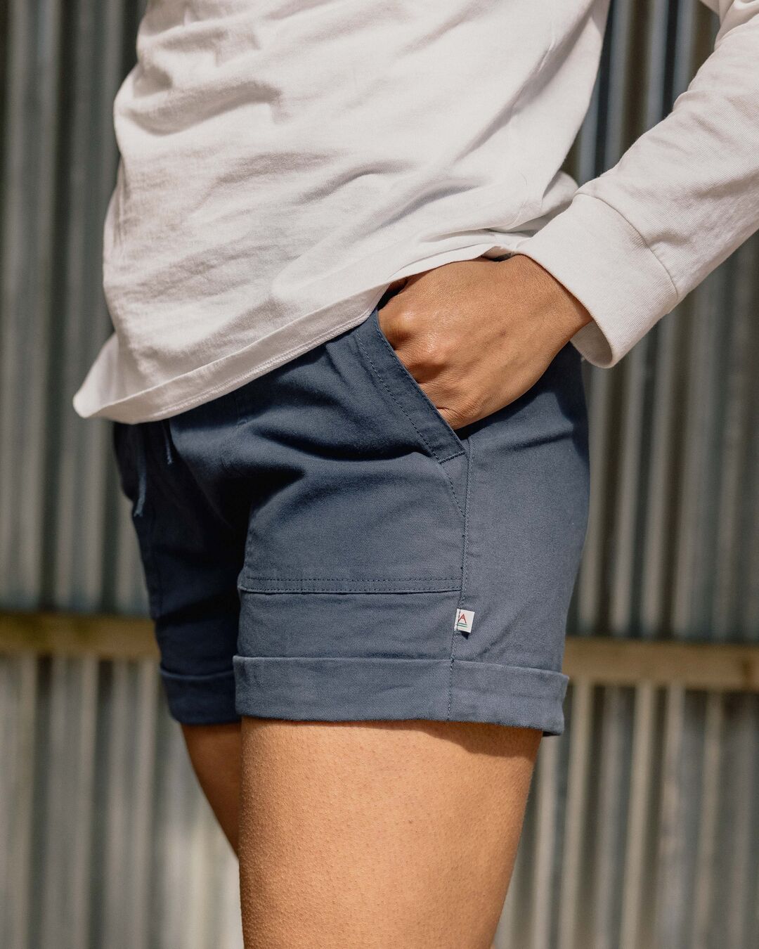 Carriso Organic Cotton Shorts - Dark Denim