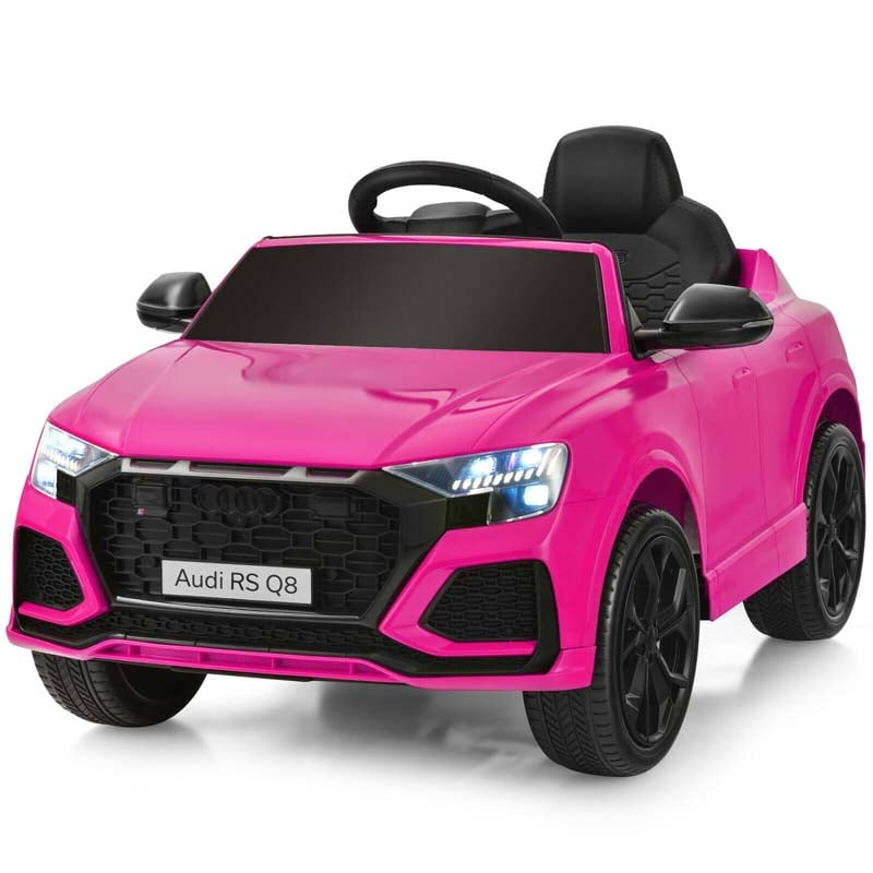 12V Licensed Audi Q8 Kids Ride On Car, Battery Powered 4 Wheeler Riding Toy Car with Remote Control