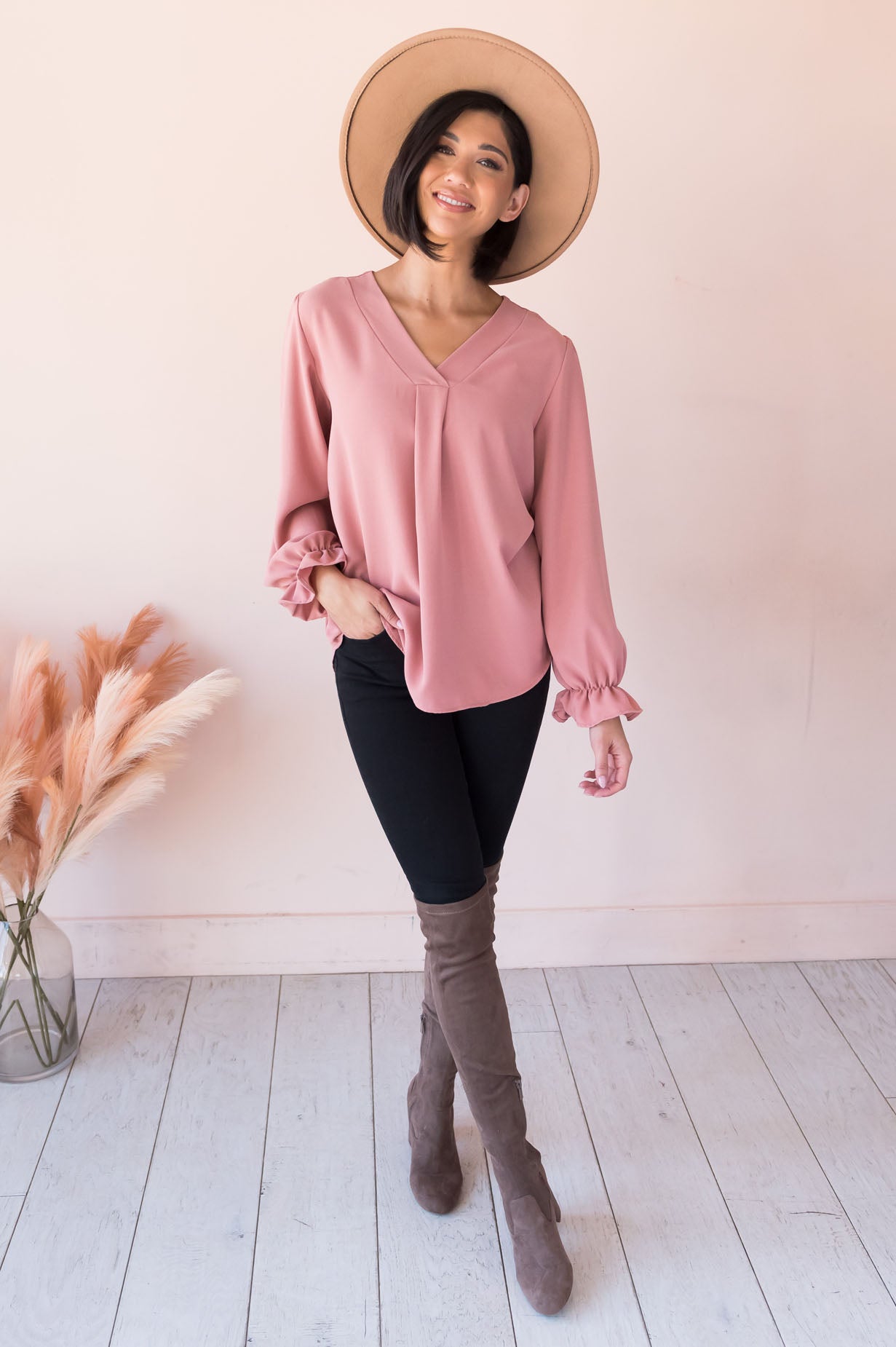 Everlasting Joy Modest Blouse