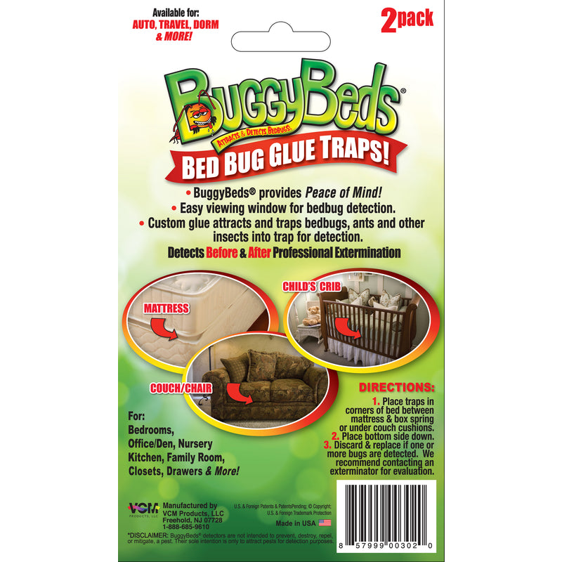 BED BUG GLUE TRAP 2PK