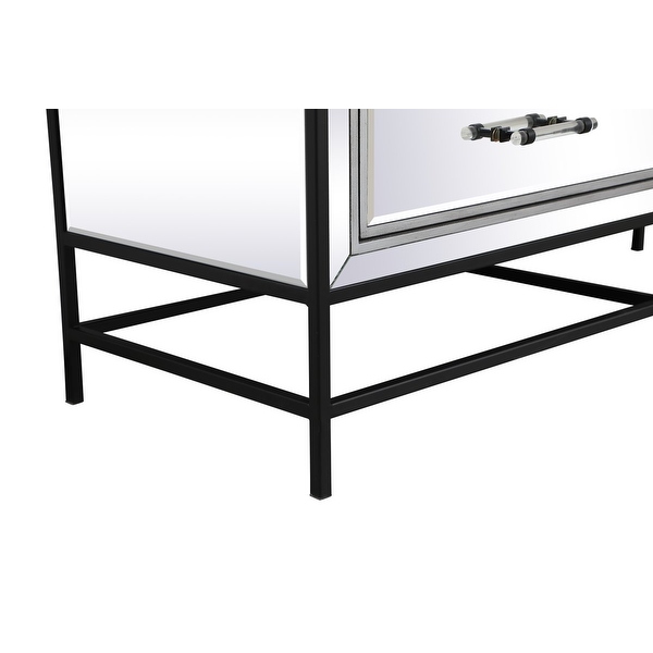 Modern Mirrored End Table